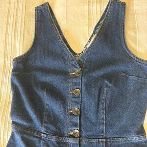 Universal Thread Denim Jean Jumpsuit – Size 4 (NWT Without Tags)